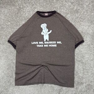 Vintage 2008 Pillsbury Doughboy TNT Ringer T Shirt Large